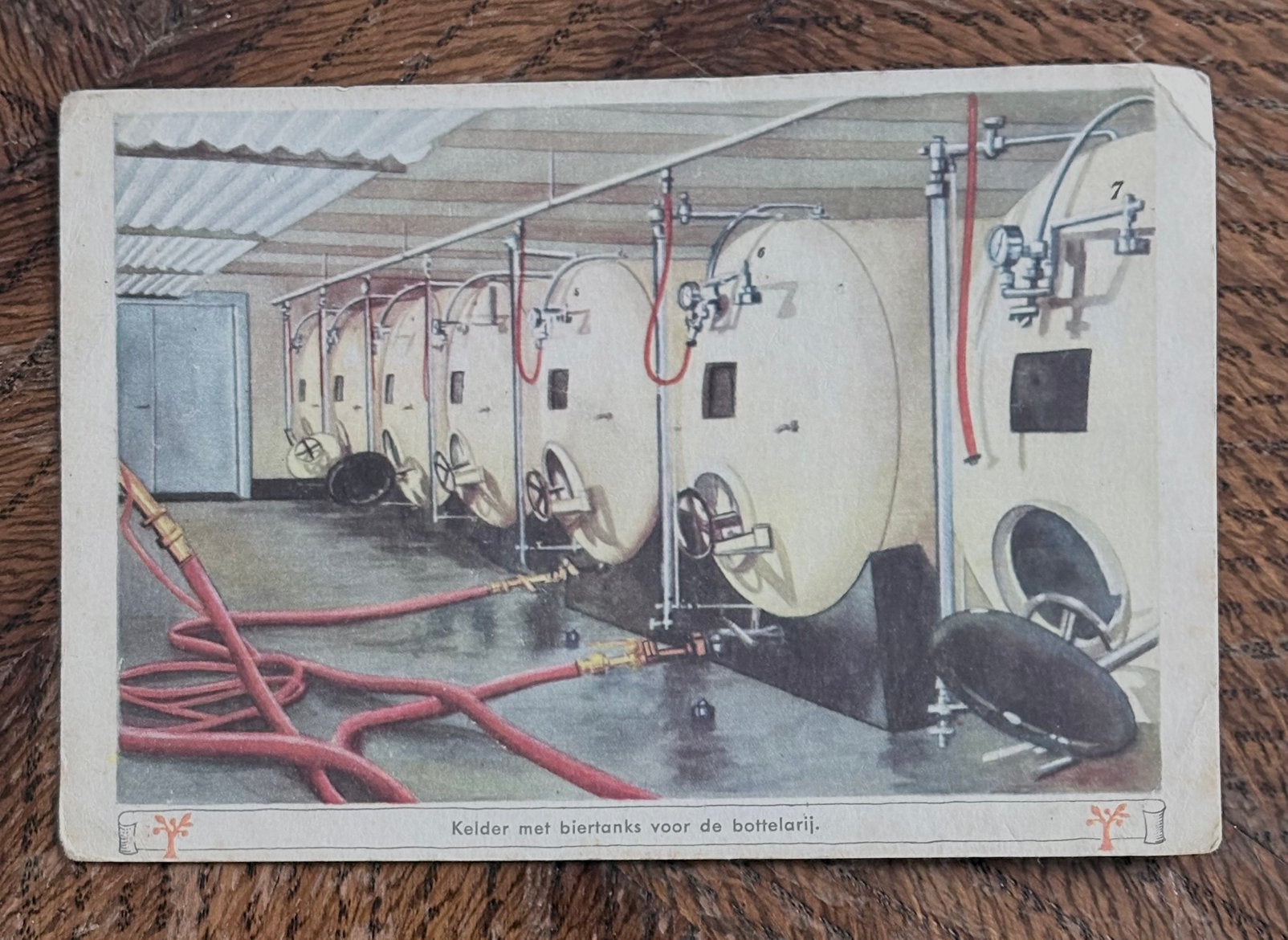 Kaart ORANJEBOOM - Kelder Biertanks Bottelarij ROTTERDAM, Verzenden, 1960 tot 1980, Ongelopen, Zuid-Holland