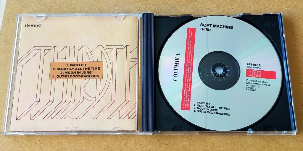 Soft Machine - Third CD 1970/1992, Ophalen of Verzenden, Zo goed als nieuw, Jazz-fusion