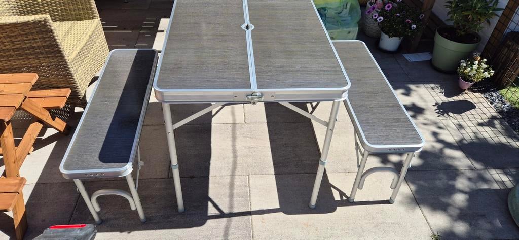 Kinder picknicktafel inklapbaar - ideaal voor camping, Ophalen