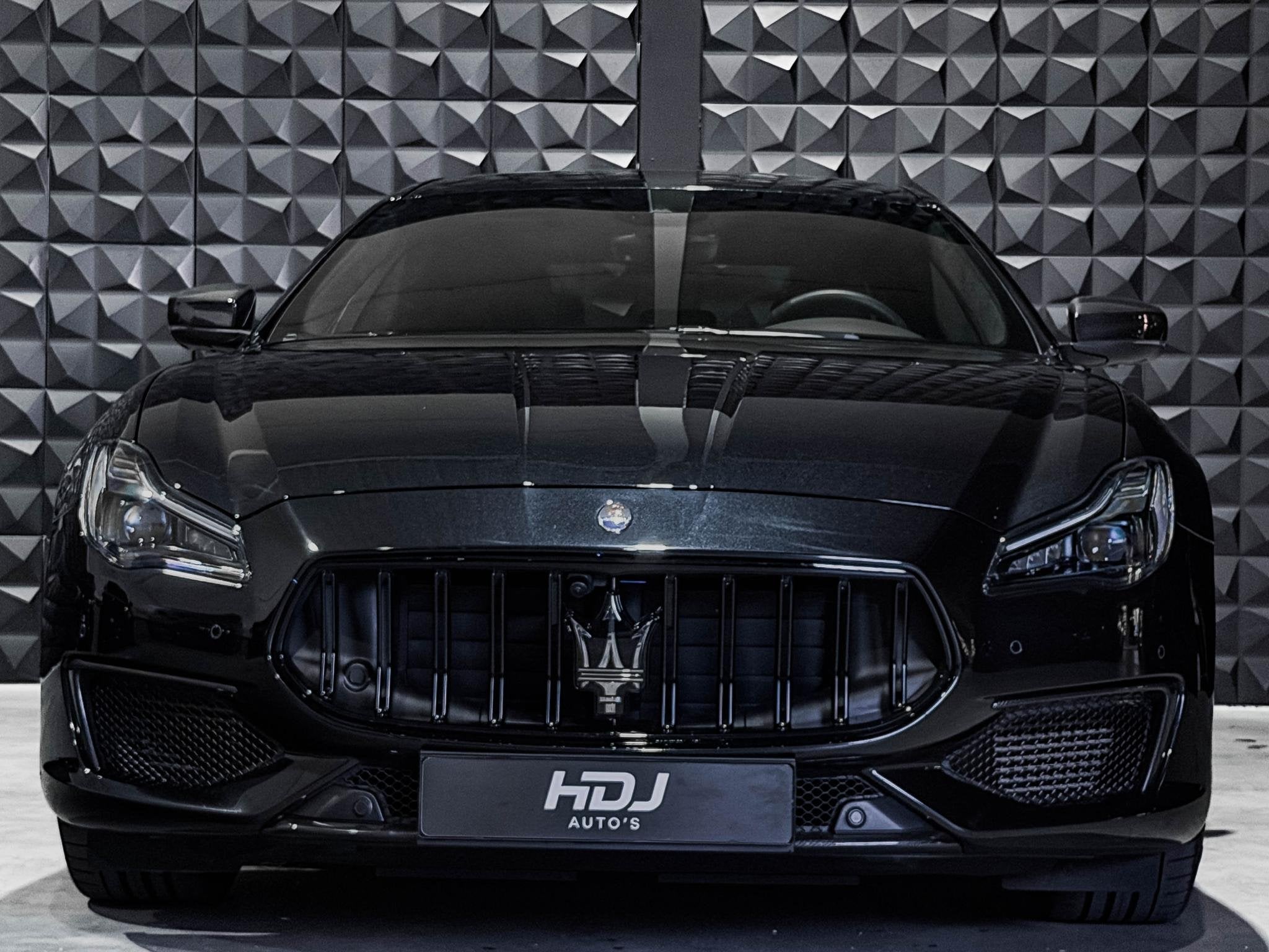 Maserati Quattroporte 3.8 V8 Trofeo | 580pk | Schuifdak | Ha, Auto's, Maserati, Automaat, Achterwielaandrijving, Gebruikt, Zwart