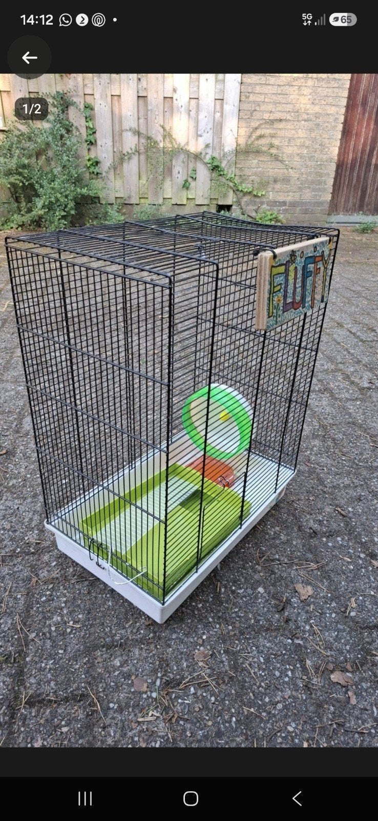 gratis af te halen hamsterhok, Dieren en Toebehoren, Ophalen of Verzenden