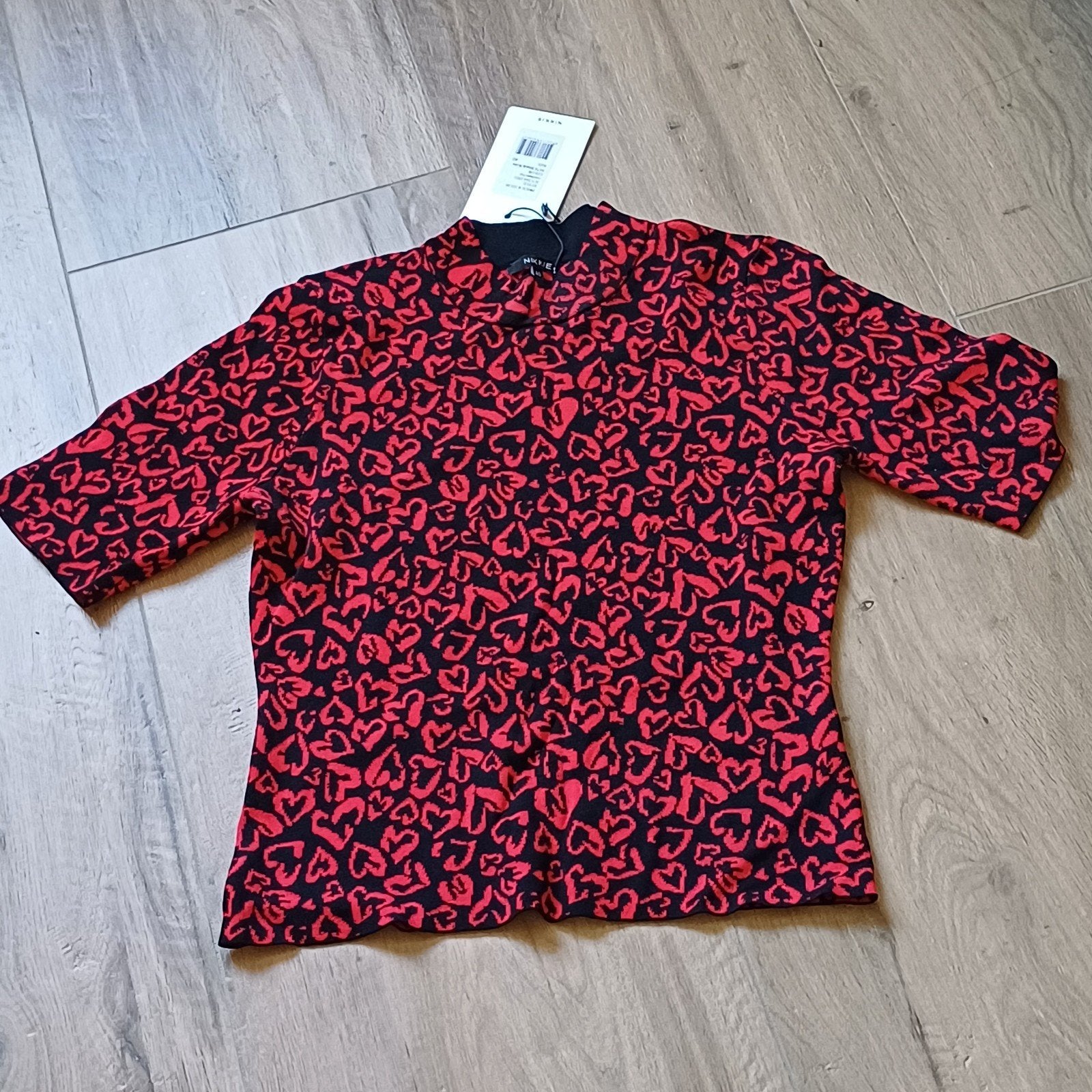 NIKKIE truitje/top, Maat 38/40 (M), Zwart, Nieuw, Ophalen of Verzenden