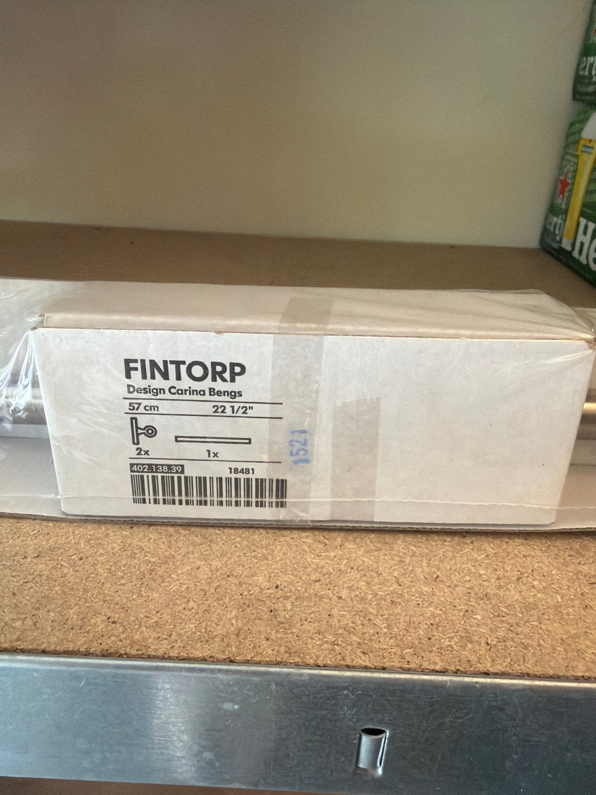 IKEA FINTORP Ophangrek 57 cm - Nieuw in verpakking, Ophalen, Nieuw