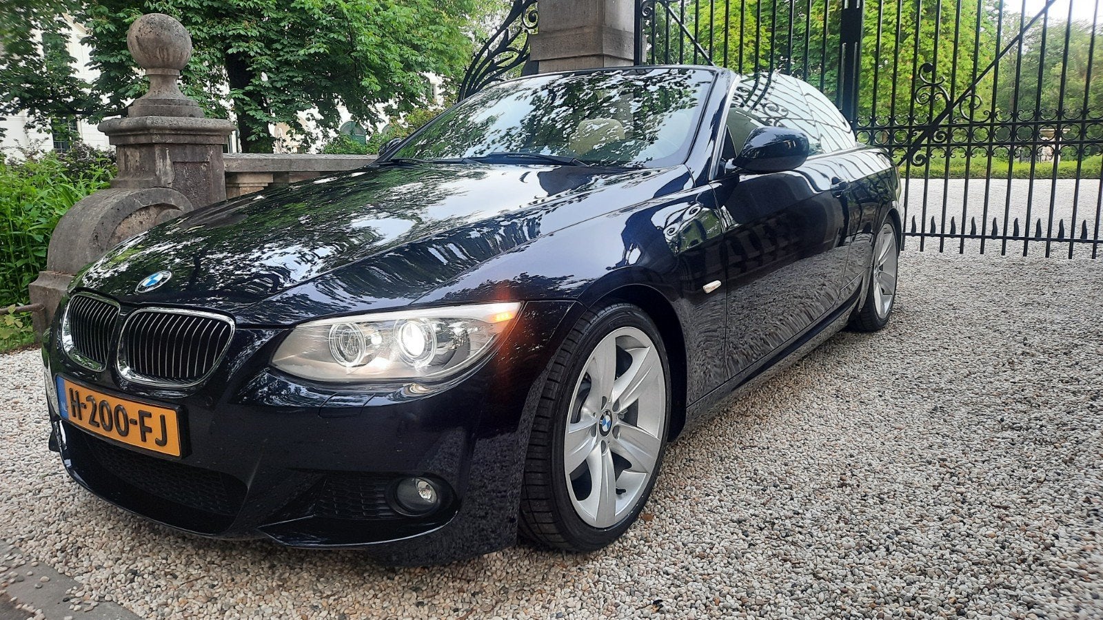 BMW 3-Serie 3.0I 325 Cabrio AUT 2013 M-Sport Azuritschwarz!!, 745 kg, Achterwielaandrijving, Beige, Cabriolet