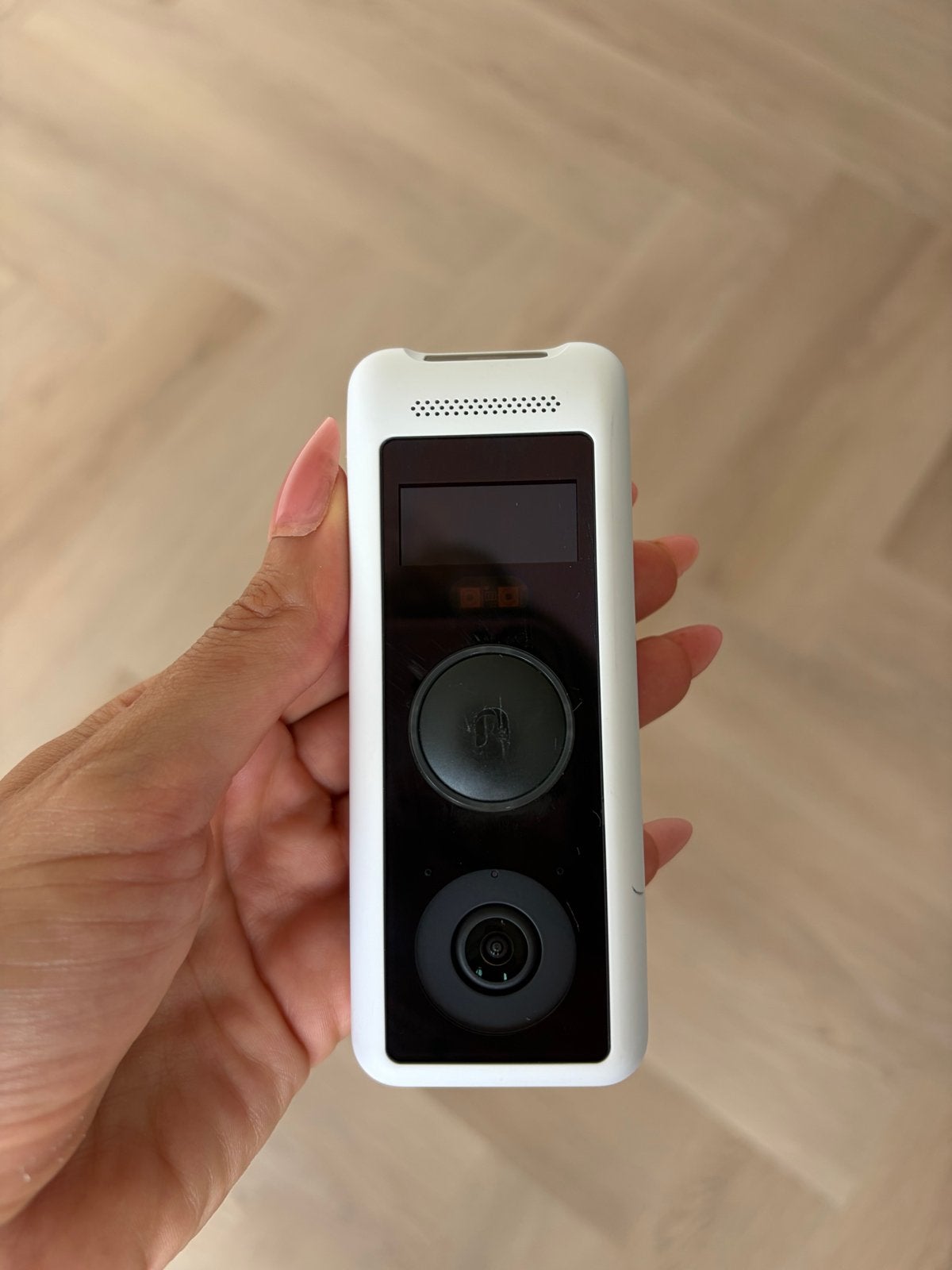 Smart Ubiquiti UniFi G4 Doorbell Camera en Bewegingsdetectie, Ophalen of Verzenden, Ingebouwde camera, Zo goed als nieuw, Bedraad
