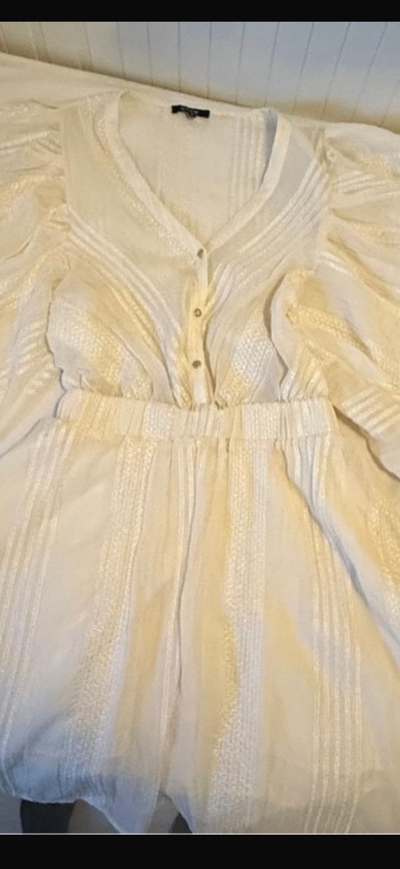 Nikkie witte playsuit maat 34, Wit, Ophalen of Verzenden, Zo goed als nieuw, Maat 34 (XS) of kleiner