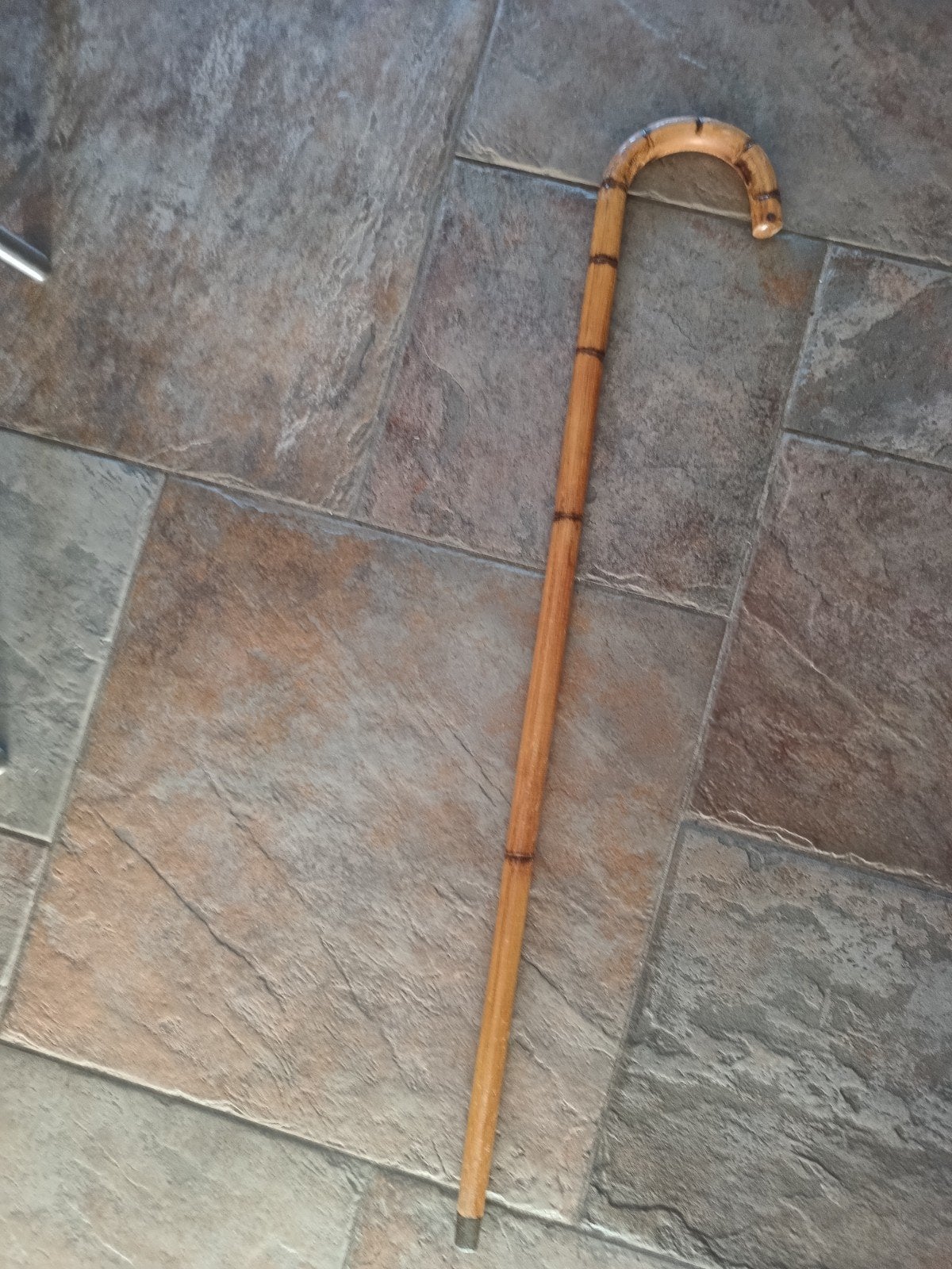 90 CM lange wandelstok bamboe hout, Ophalen of Verzenden