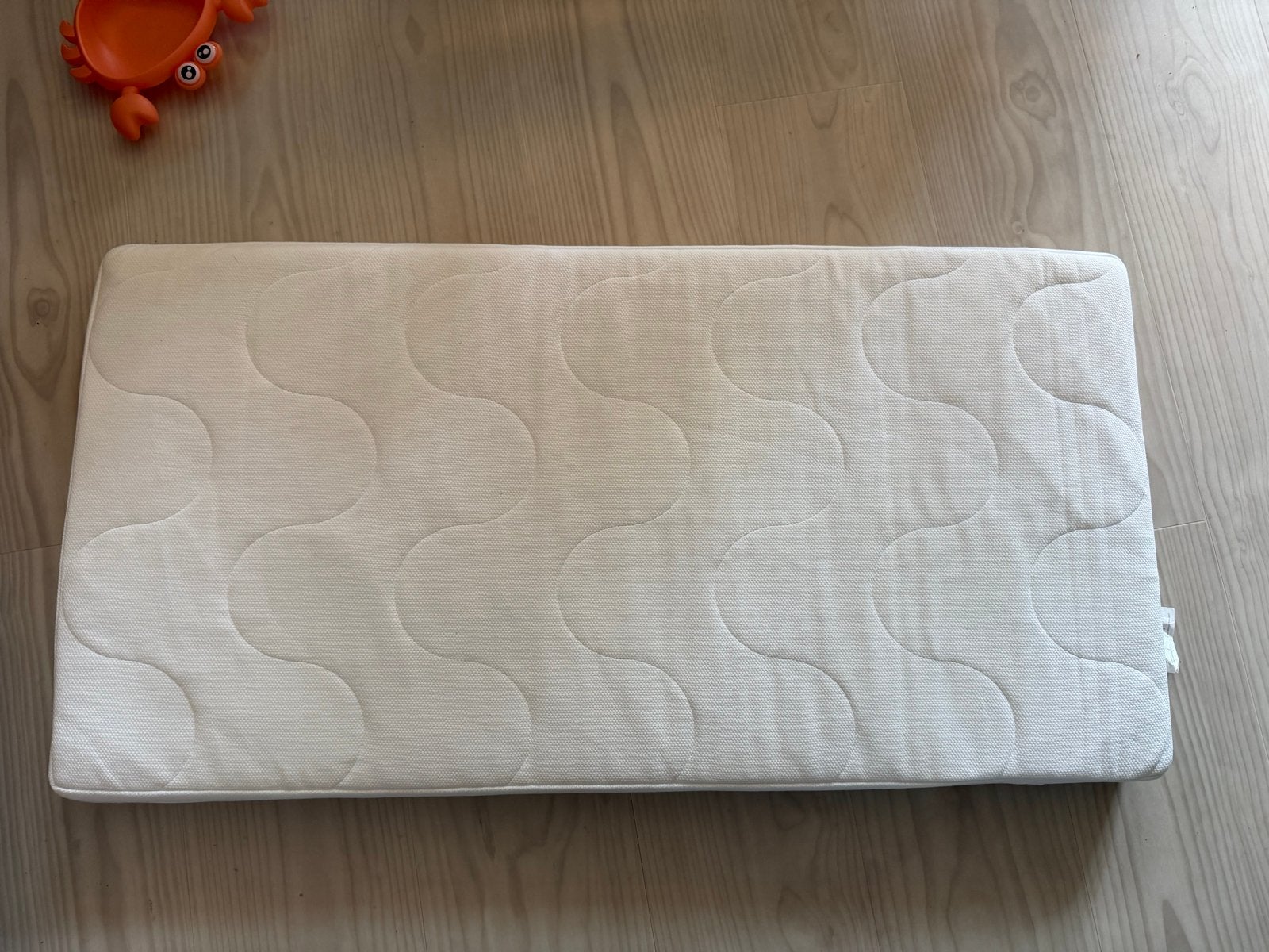 IKEA ledikant matras + deken en overtrek, Huis en Inrichting, Ophalen, 70 cm of minder, 190 cm of minder, Zo goed als nieuw