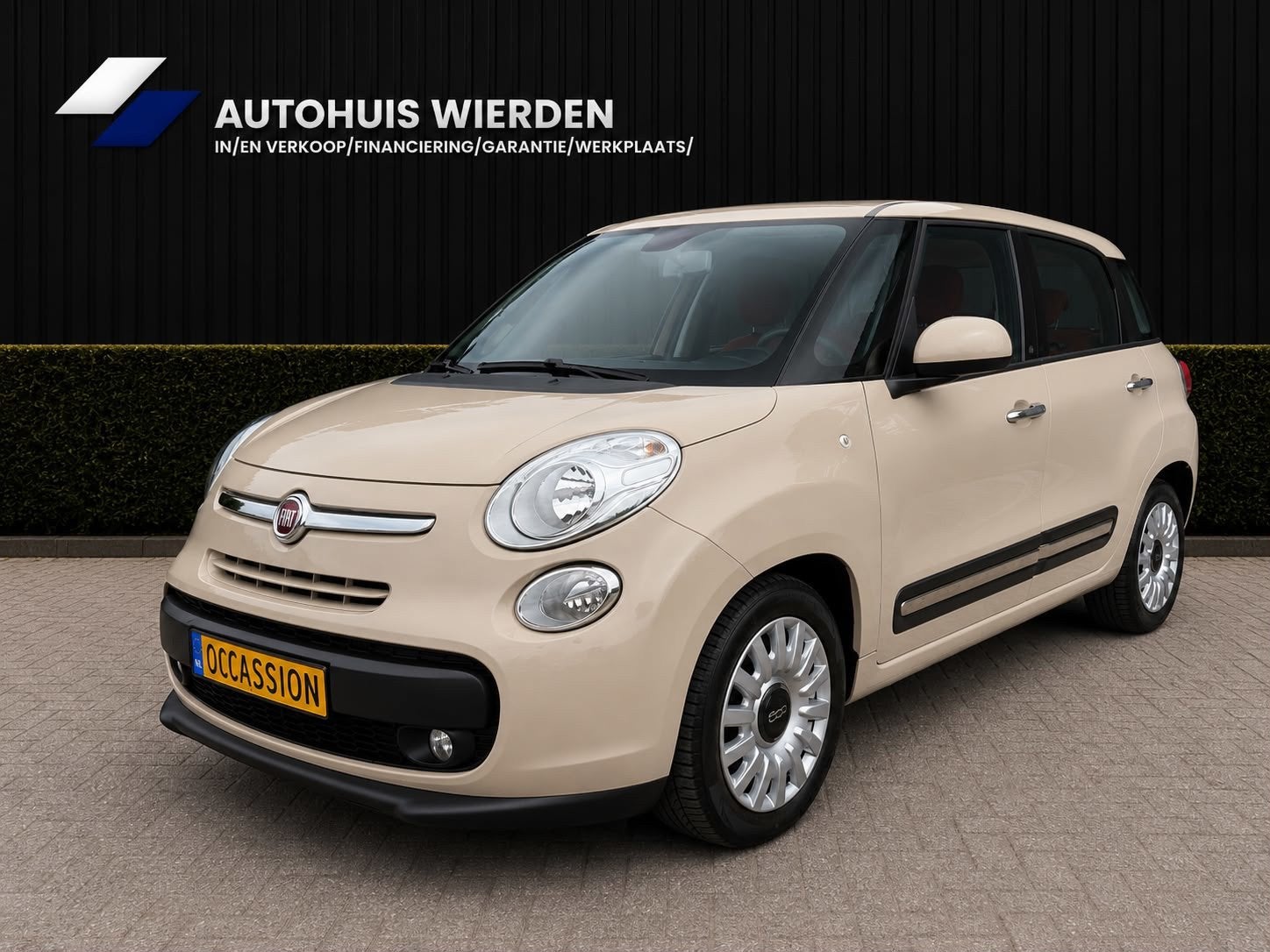 Fiat 500 L 0.9 TwinAir Airco/Cruise/Unieke kleur, Auto's, Fiat, Stof, Gebruikt, Zwart, Elektrische ramen