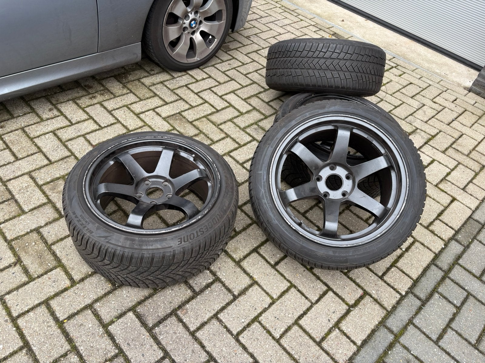 Rota (replica Volk?) TE37 5x120 BMW, Auto-onderdelen, Ophalen, 18 inch, Gebruikt, Banden en Velgen