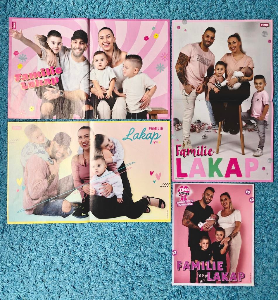 Familie Lakap posters Tina, Ophalen of Verzenden, Nieuw, Overige onderwerpen