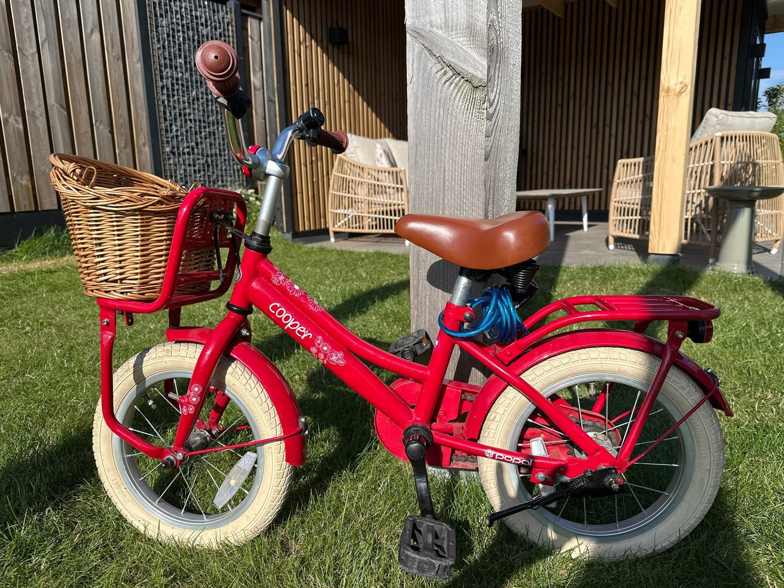 kinderfiets 14 inch, Fietsen en Brommers, Fietsen | Kinderfietsjes, Ophalen, Zo goed als nieuw, Terugtraprem, Minder dan 16 inch