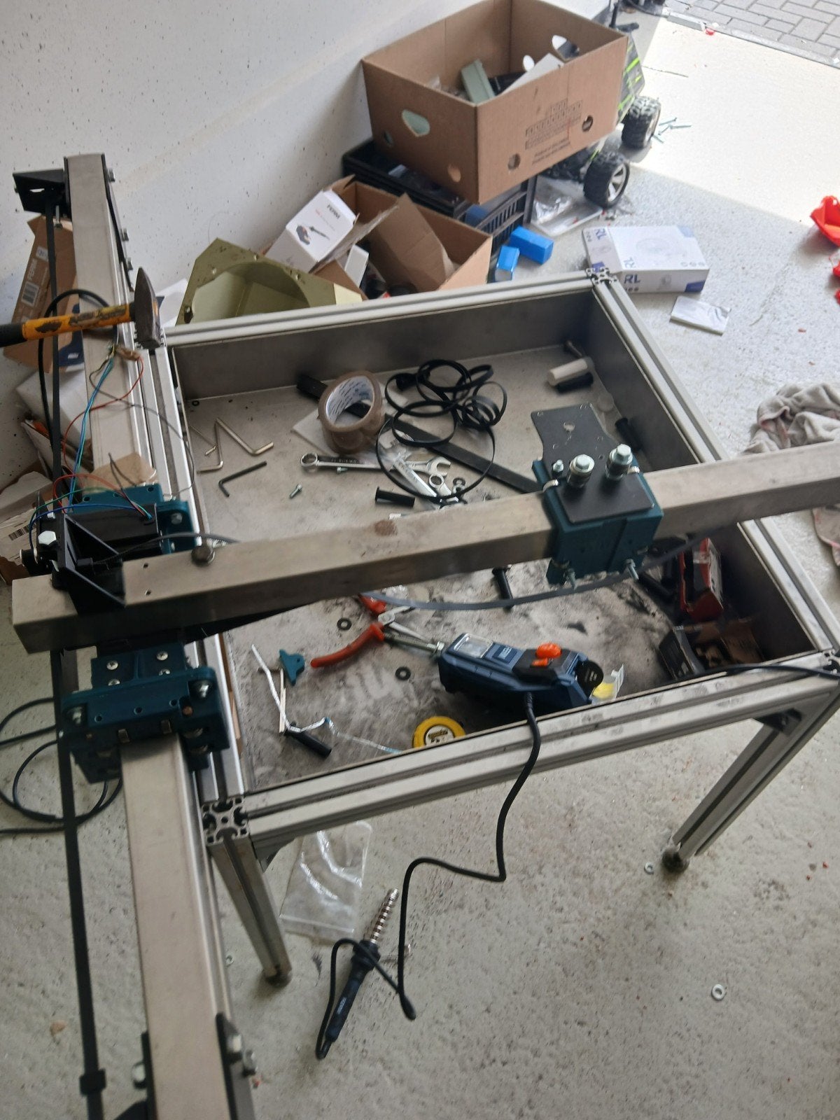 Zelfgemaakte CNC Plasma Tafel met Parkside Plasma Snijder, Ophalen of Verzenden