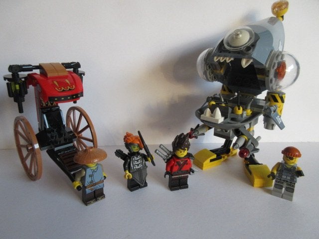70629 Ninjago Movie, Piranha Attack met bouwtekening, Lego, Ophalen of Verzenden, Zo goed als nieuw, Inclusief instructies