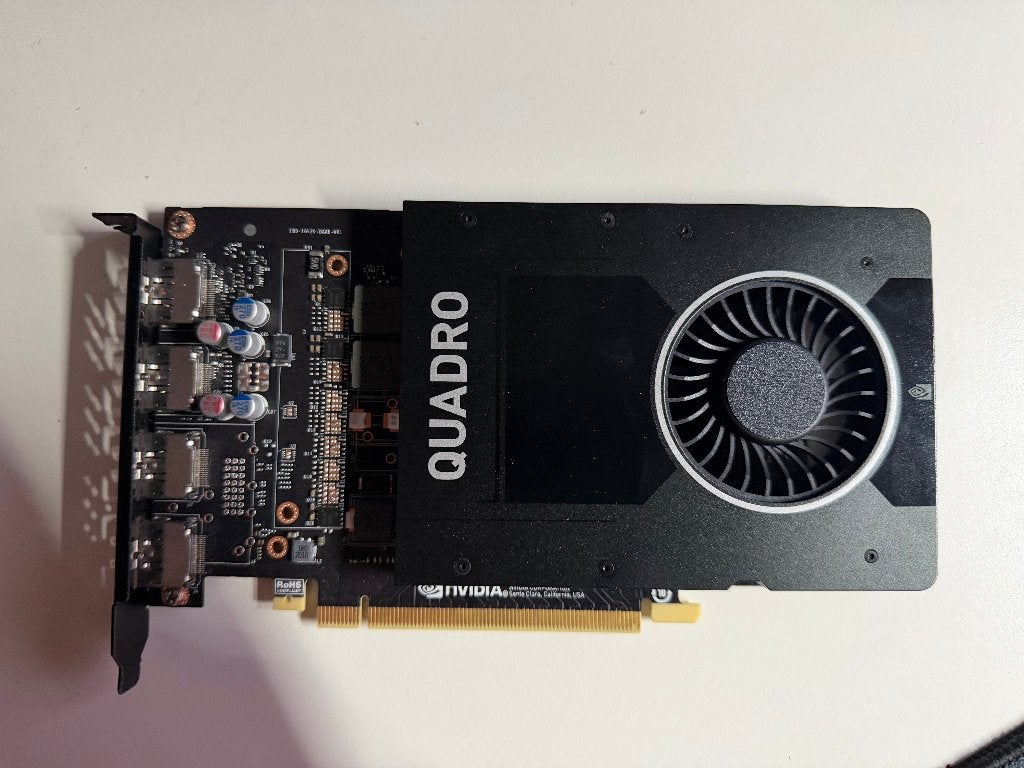 nVidia Quadro P2200 GPU | Black PCIe slot bracket, PCI-Express 3, DisplayPort, Ophalen of Verzenden, Nvidia