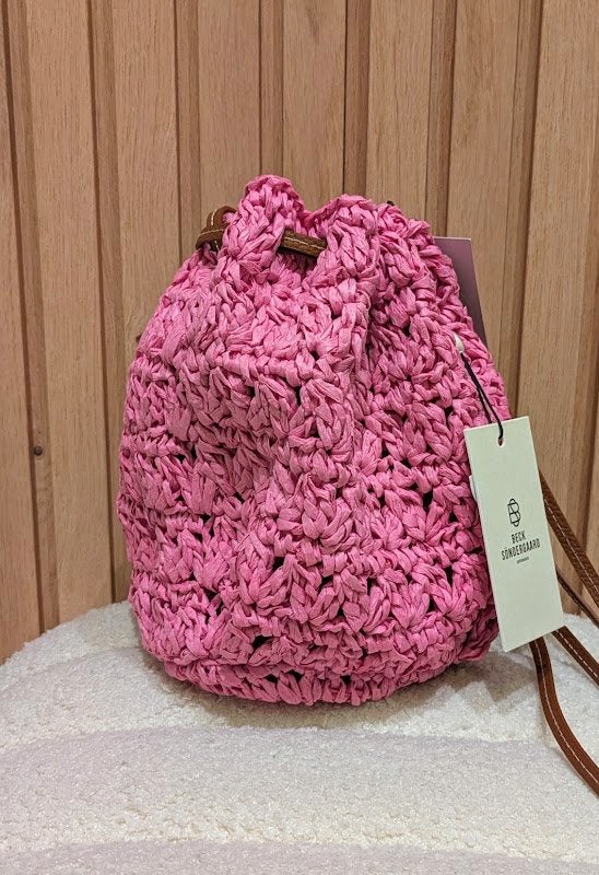 Becksondergaard - Raffia rond tasje - Nieuw, Overige kleuren, Nieuw, Ophalen of Verzenden, X
