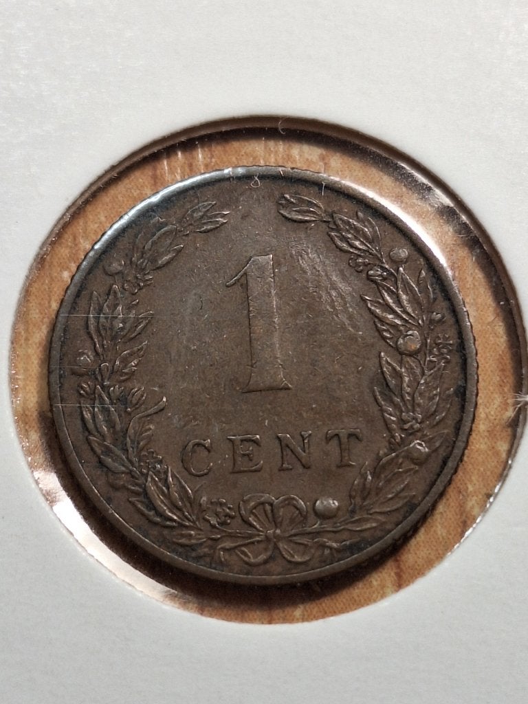 NEDERLAND 1 cent 1906 (#2), Ophalen of Verzenden, Koningin Wilhelmina, 1 cent, Losse munt