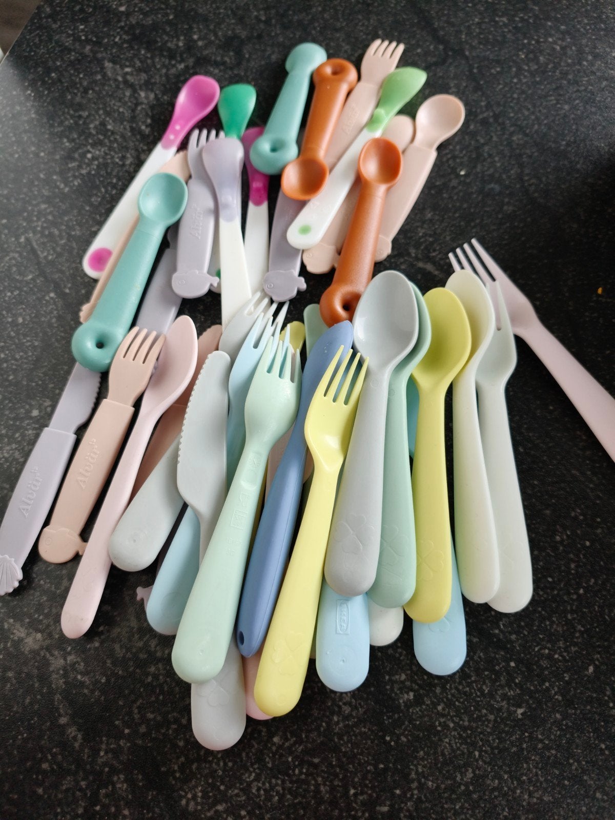 kinderbestek ikea, Overige materialen, Ikea, Gebruikt, Los bestek