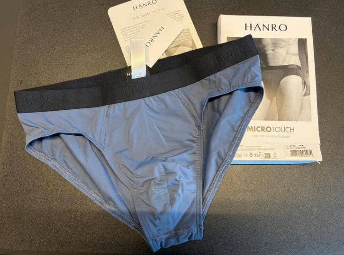 Hanro Micro Touch, Kleding | Heren, Ondergoed, Verzenden, Blauw, Slip