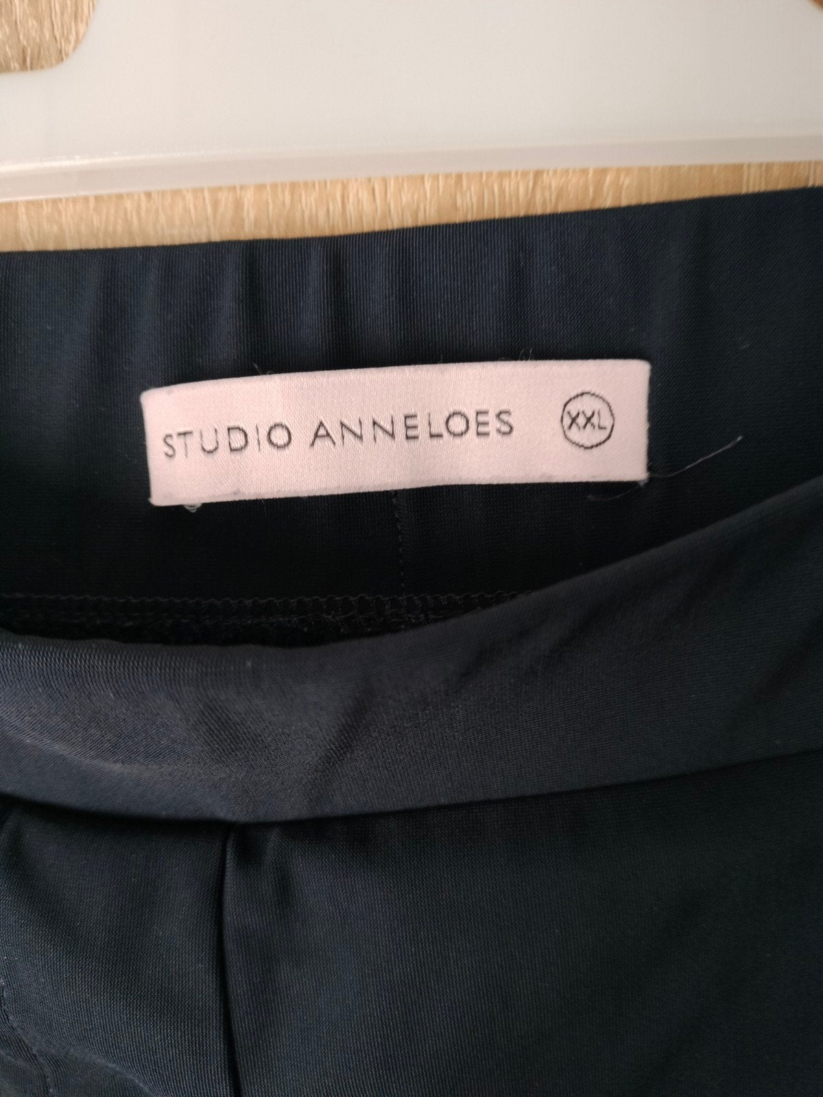 Studio Anneloes donkerblauwe broek XXL, Kleding | Dames, Studio Anneloes, Blauw, Maat 46/48 (XL) of groter, Ophalen of Verzenden