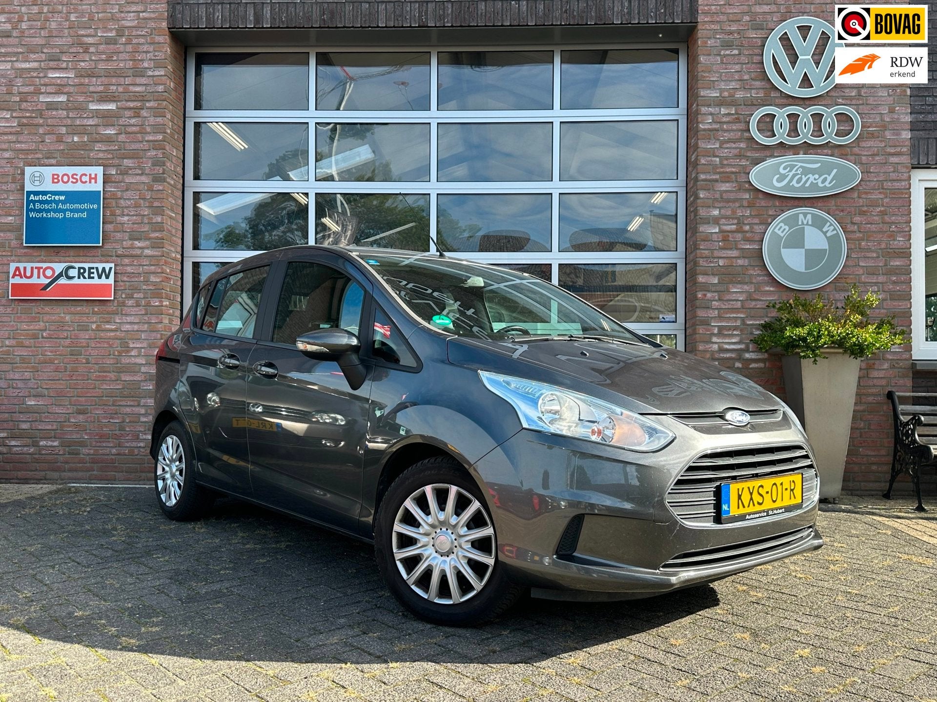 Ford B-MAX 1.0 EcoBoost Style, Stoel en stuur en voorruit ve, Auto's, Voorwielaandrijving, Gebruikt, Bedrijf, Handgeschakeld