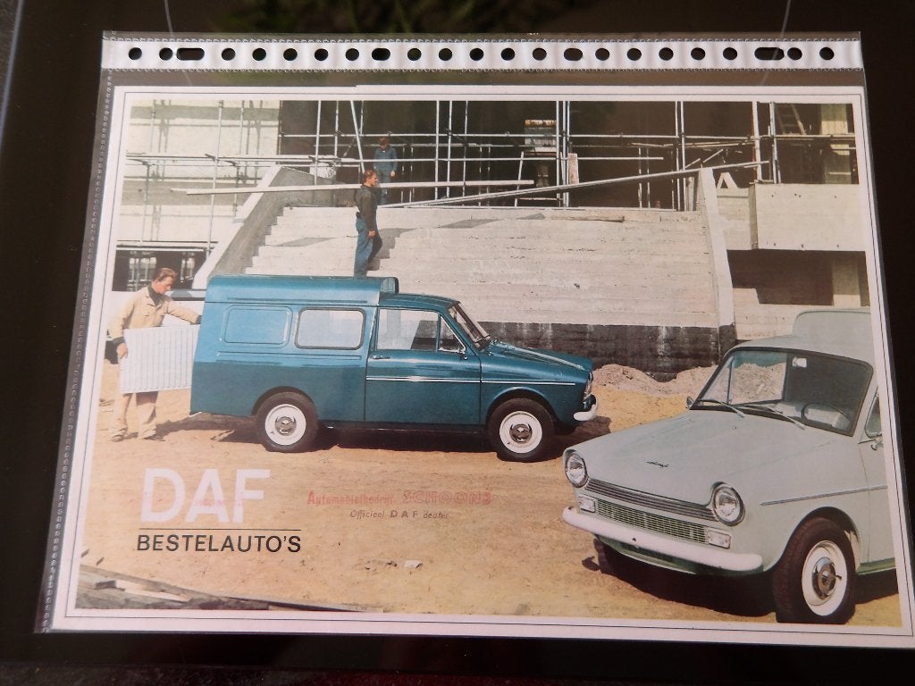 DAF Bestelauto's Originele Folder, Gelezen, Algemeen, Ophalen of Verzenden, DAF