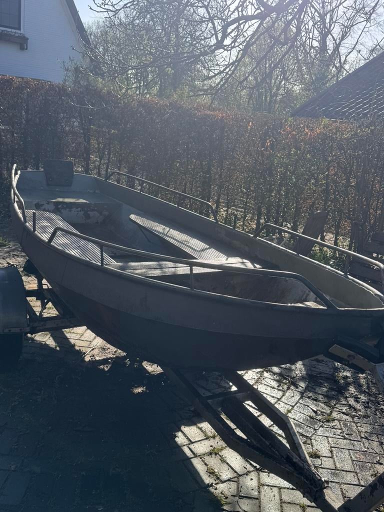 Opknap Sloep met Aanhanger + Yamaha 6 PK 4-takt, Ophalen, Gebruikt