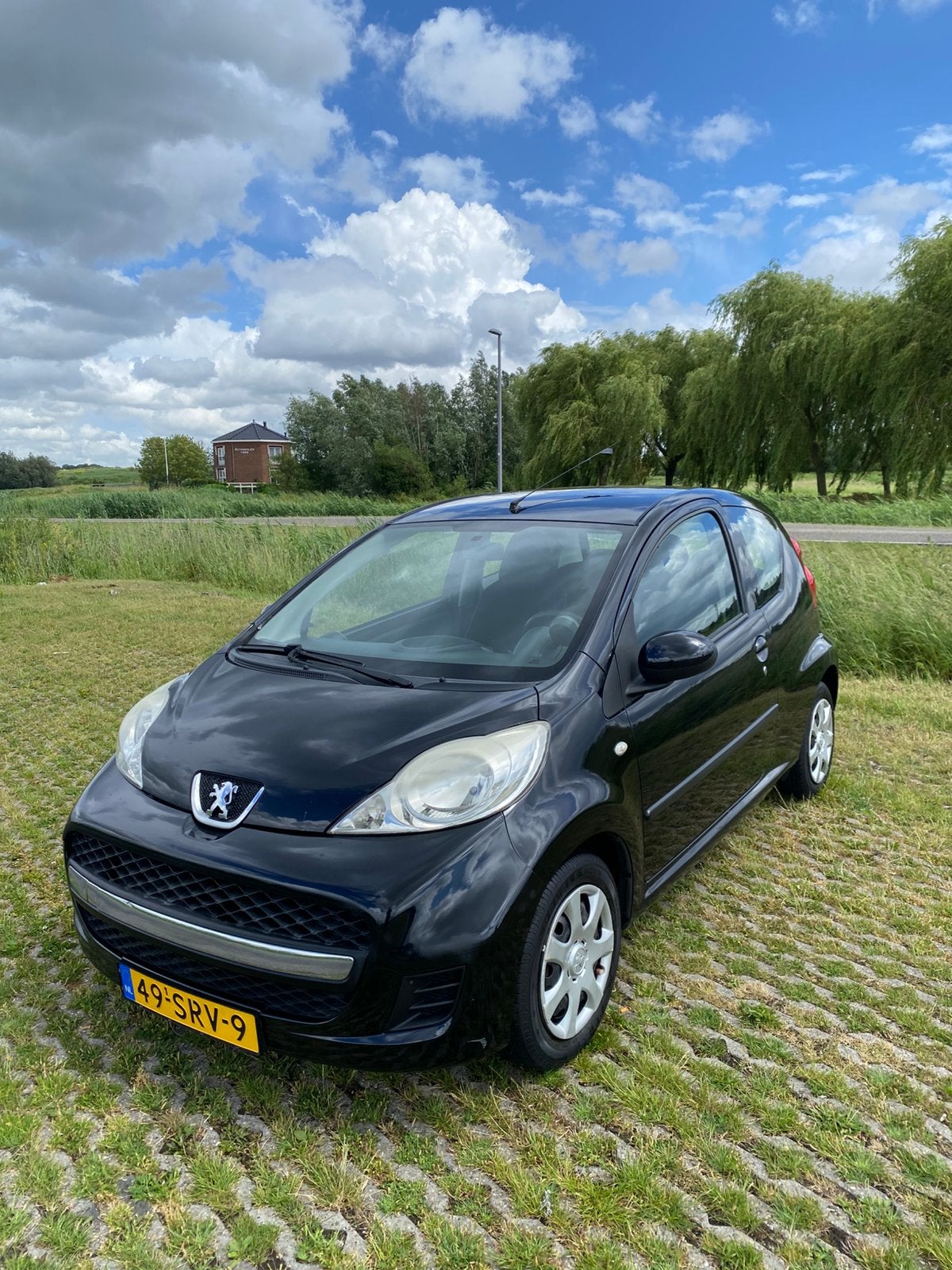 Peugot 107 2011 AIRCO, Voorwielaandrijving, Zwart, 68 pk, Metallic lak