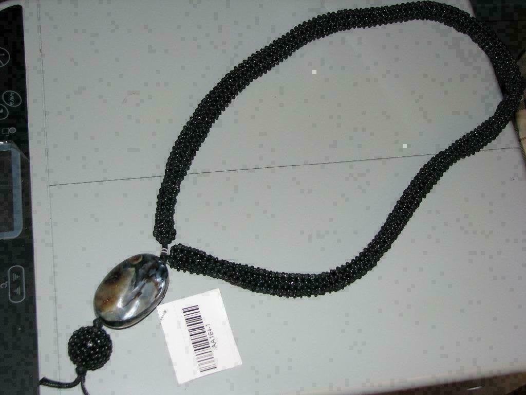 Nieuwe lange ketting van Manouk zwart., Ophalen of Verzenden, Nieuw, Zwart