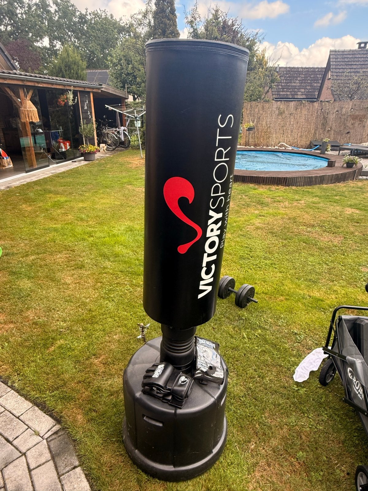 Victory Sports Bokspaal - Vrijstaand, Ophalen, Gebruikt, Bokszak