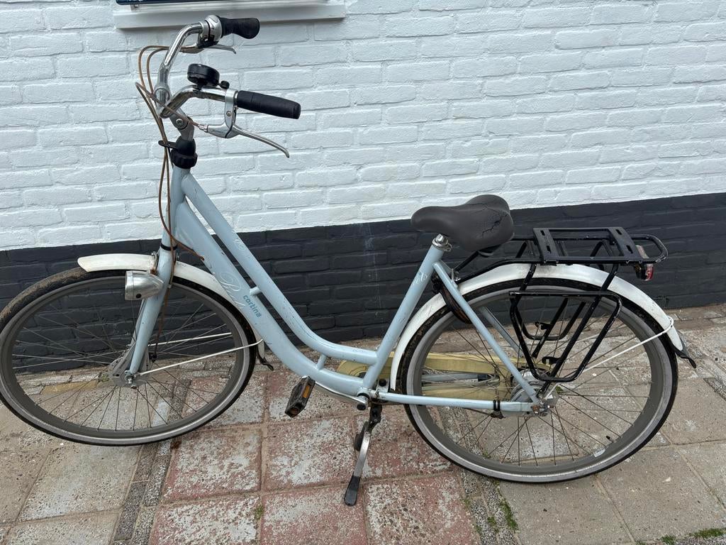 Cortina damesfiets - moederfiets, Gebruikt, Velgrem, Versnellingen, 50 tot 53 cm