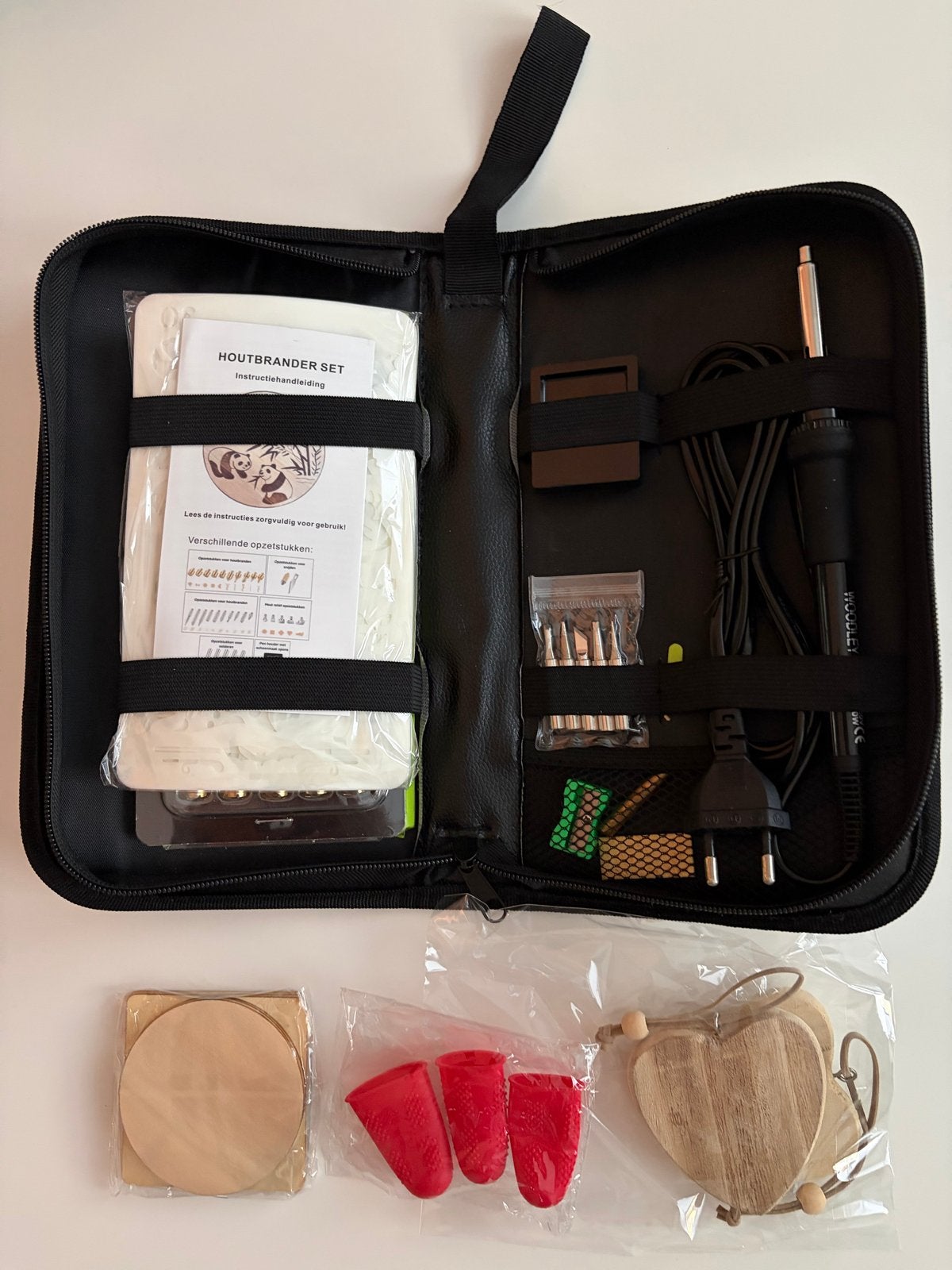 Nieuwe Woodley Houtbrander Set Compleet in Etui, Zwart, Gereedschap of Toebehoren, Nieuw, Overige merken