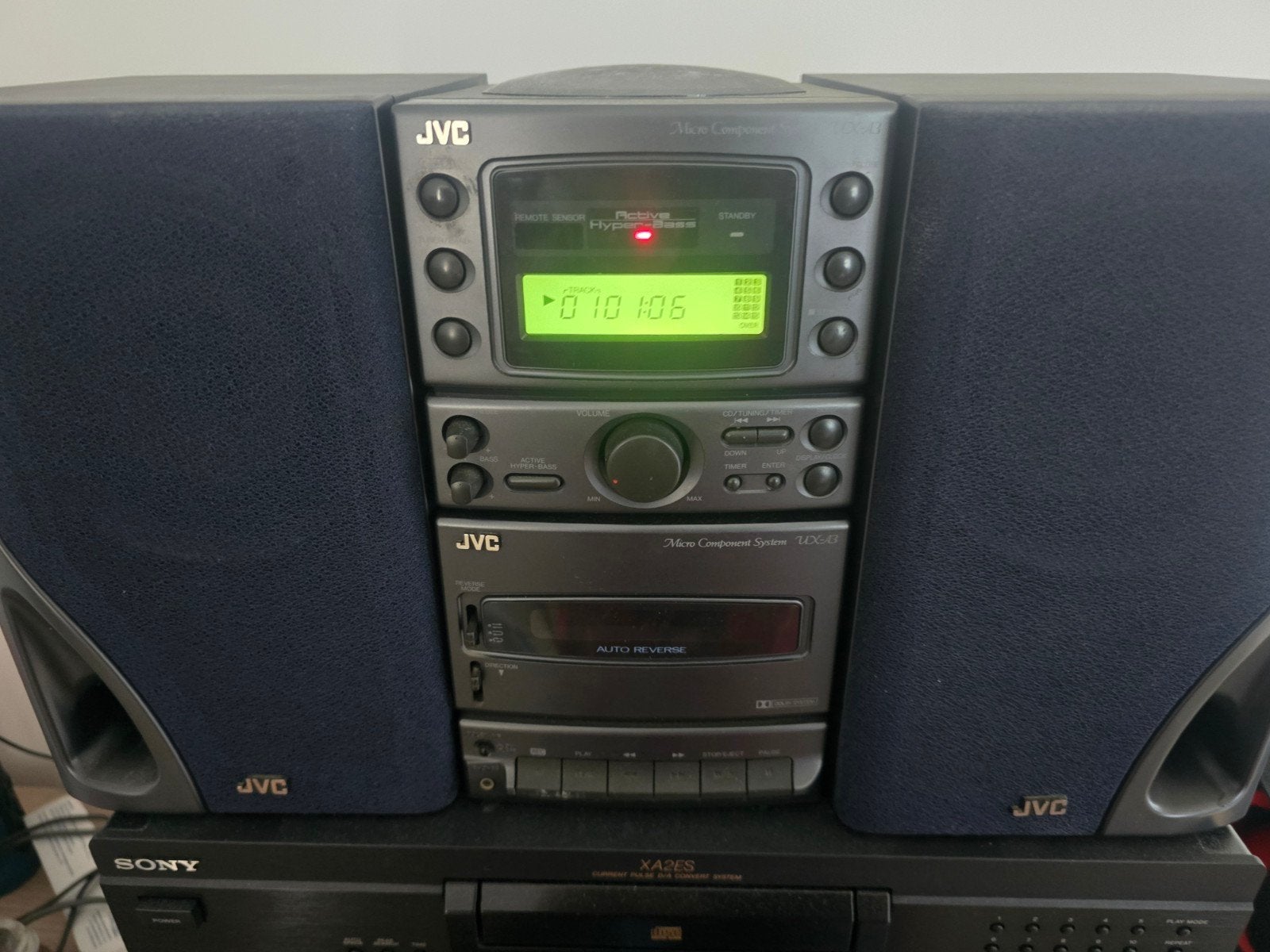 JVC Micro Component System UX-G3 - Compleet met speakers, Ophalen of Verzenden