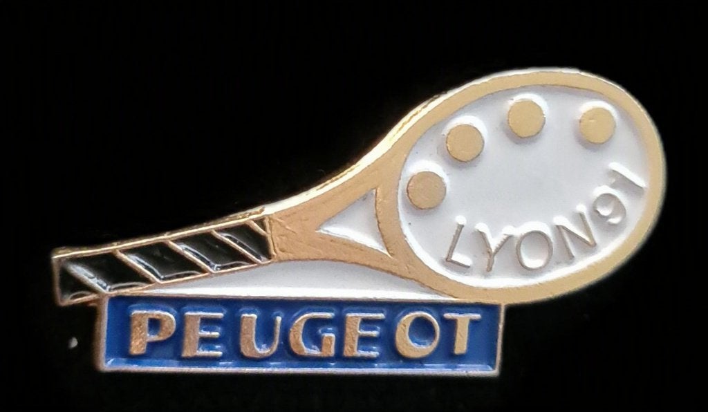 Peugeot Lyonel tennis pin, Verzenden, Nieuw, Transport, Speldje of Pin