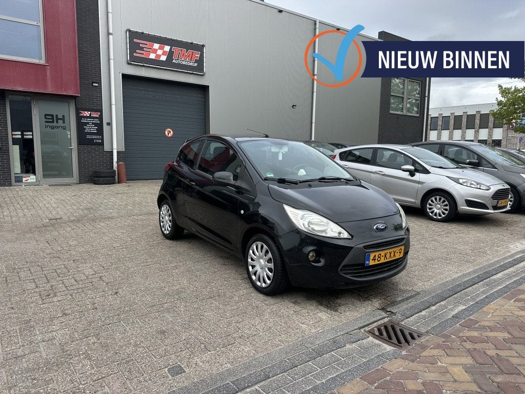 Ford Ka 1.2 Titanium Airco D-Riem VV NAP! (bj 2010), Auto's, Voorwielaandrijving, Gebruikt, 1242 cc, 4 stoelen