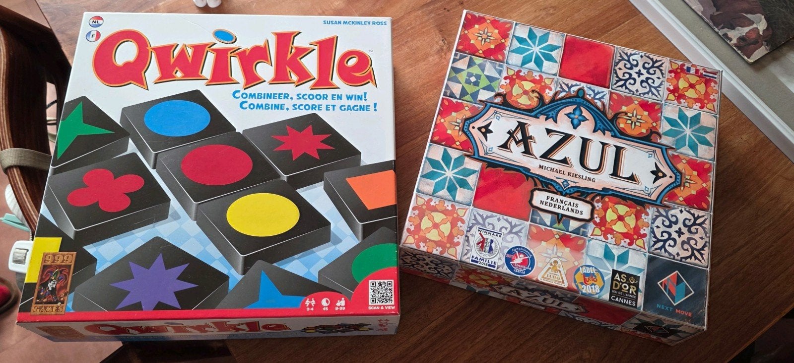 Qwirkle en Azul, Ophalen, Zo goed als nieuw