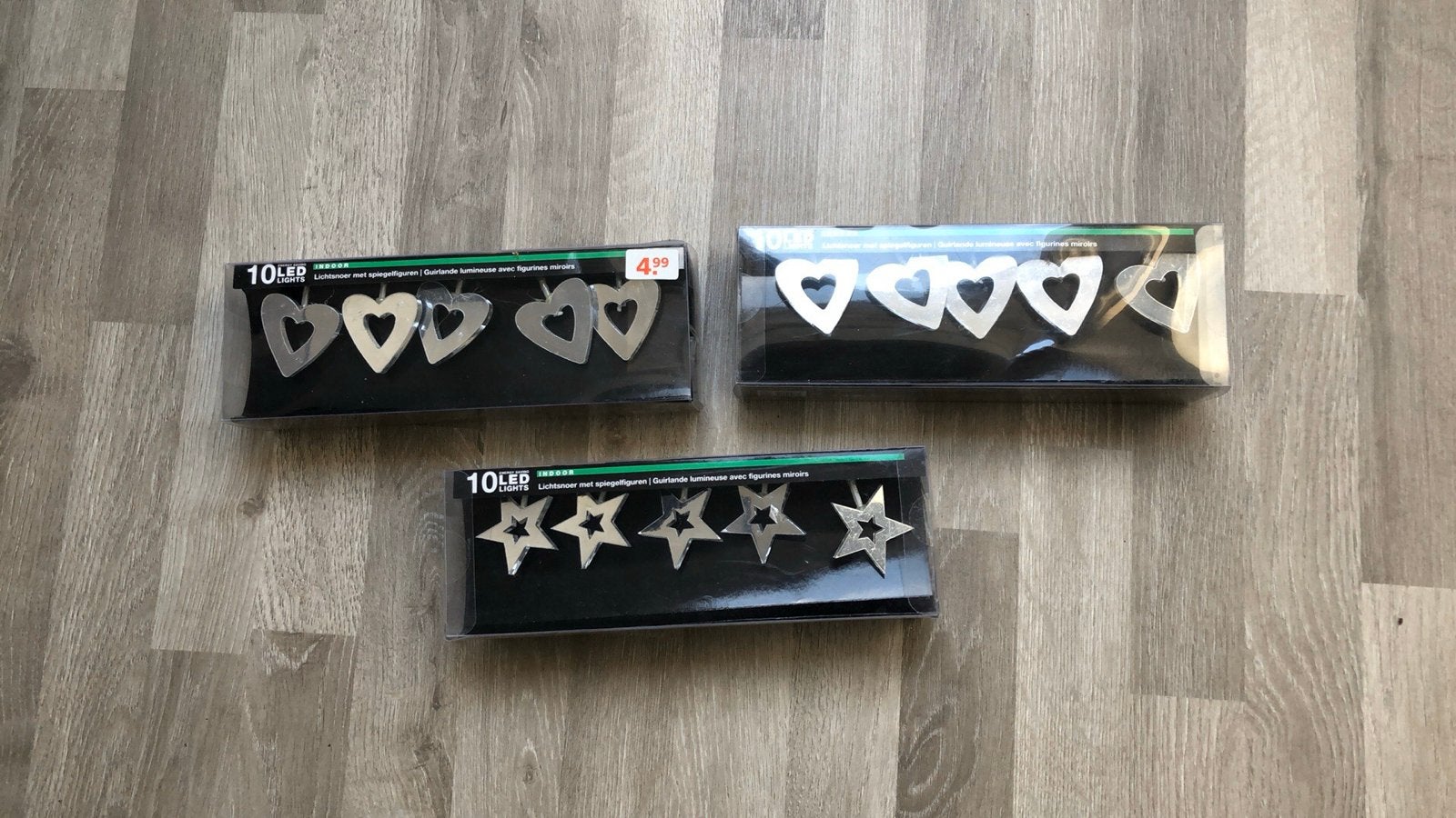 3 pakjes decoratie lampjes nieuw zilver, Ophalen of Verzenden, Nieuw