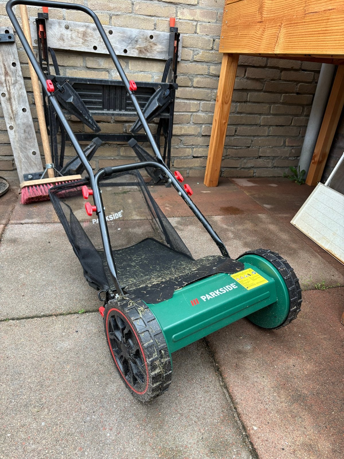 Parkside handgrasmaaier met opvangbak, Tuin en Terras, Grasmaaiers, Ophalen, Gebruikt, Handgrasmaaier, Opvangzak