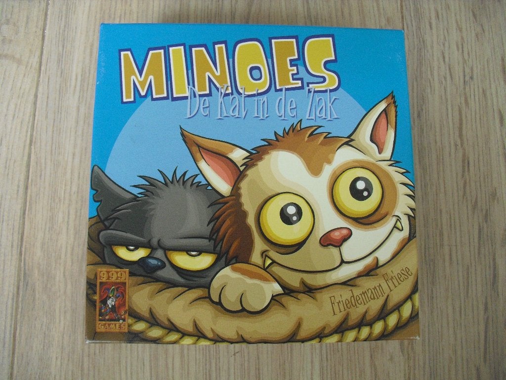 Minoes de kat in de zak spel als nieuw en compleet, Drie of vier spelers, Ophalen of Verzenden, Zo goed als nieuw, 999 Games