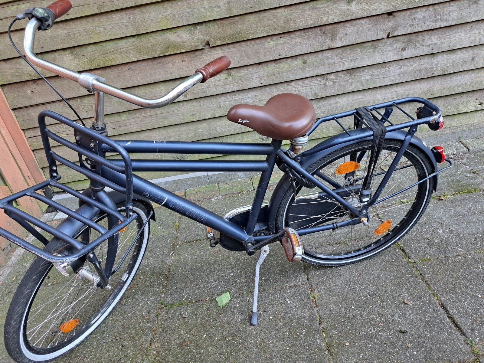 Cortina 24 inch jongensfiets met dragers, Ophalen, Terugtraprem, Cortina, Gebruikt