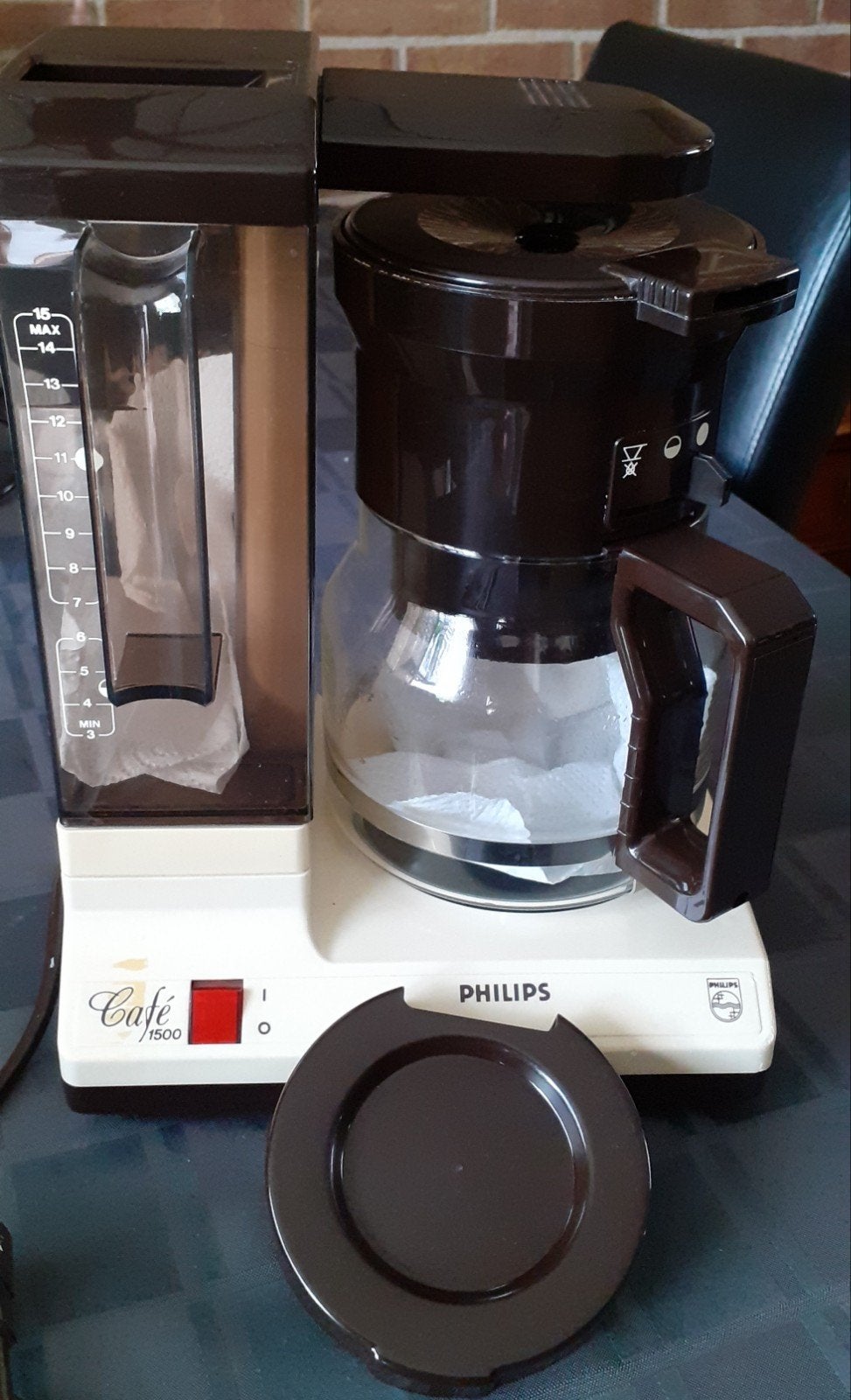 philips koffie zetter voor 14 kopjes, Gebruikt, 10 kopjes of meer, Koffiemachine, Gemalen koffie