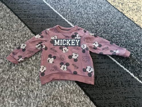 Paarse Mickey mouse trui maat 80-86 h, Kinderen en Baby's, C&A, C&A, Onbekend, Ophalen of Verzenden