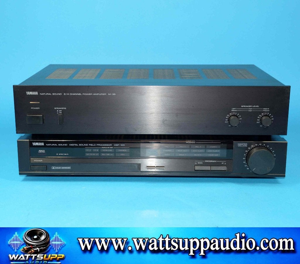 Yamaha DSP-100 + M-35 versterker / Made in Japan