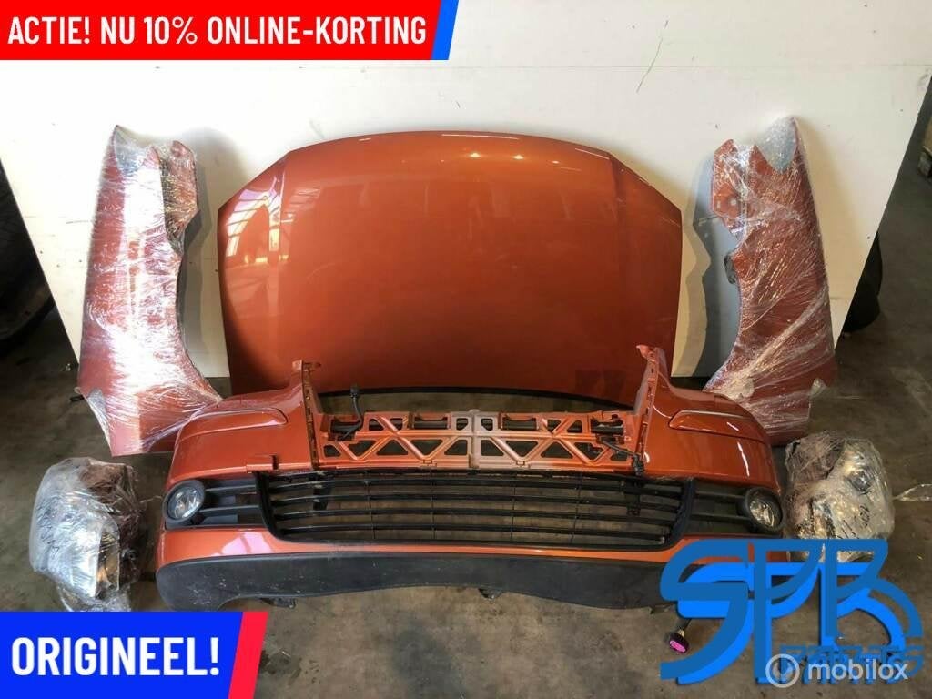TOURAN II 1T FACELIFT Voorkop 1.6 TDI FRONT LA3U XENON 06-10, Gebruikt, Volkswagen, Ophalen of Verzenden, Volkswagen
