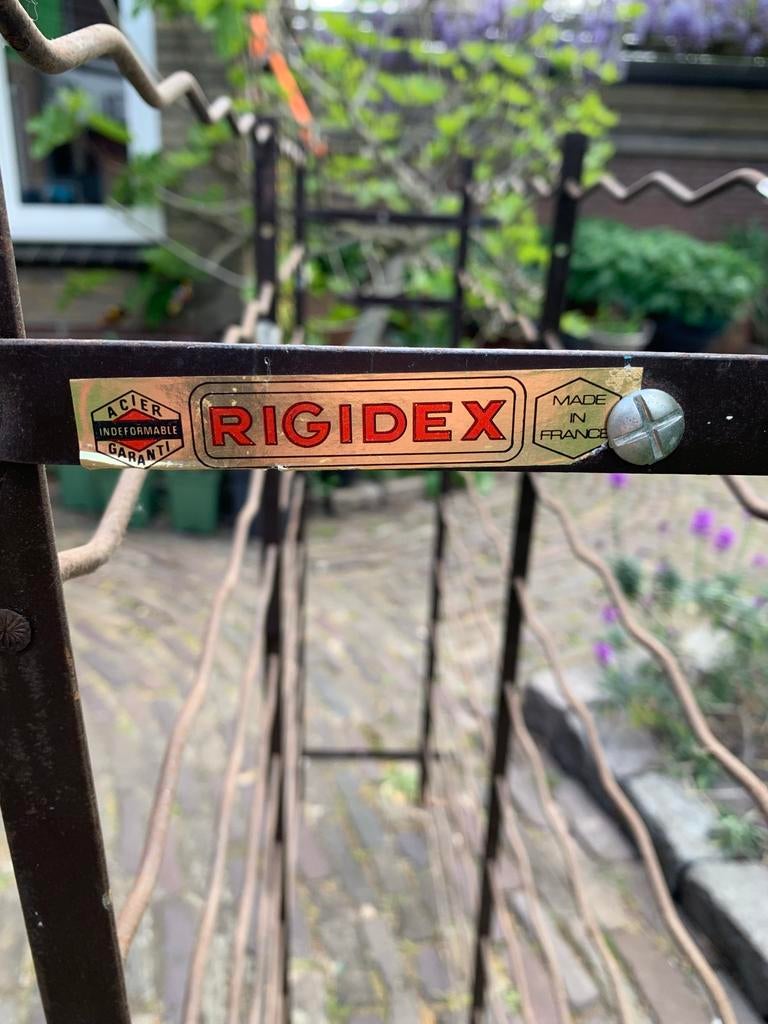 Rigidex Wijnrek - Vintage Metaal - Made in France, Huis en Inrichting, Woonaccessoires | Wijnrekken, Ophalen, Gebruikt, 25 flessen of meer