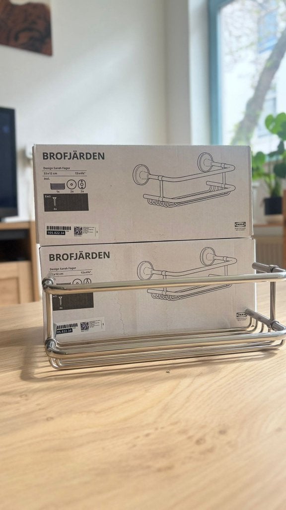 Brofjarden Badkamer rek, Huis en Inrichting, Badkamer | Badkamermeubels, Ophalen, Minder dan 50 cm, Overige typen, Nieuw
