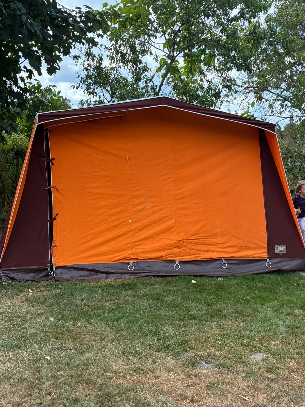 Retro bungalow tent 4 persoons 1993, Ophalen, Gebruikt, Tot en met 4