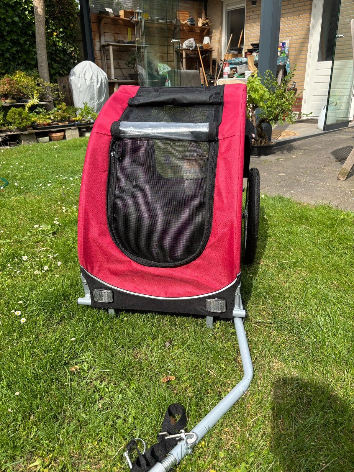 Trixie - Hondenfietskar - Rood en Zwart - Zo goed als nieuw, Ophalen, Zo goed als nieuw, Hondenkar, Minder dan 20 kg