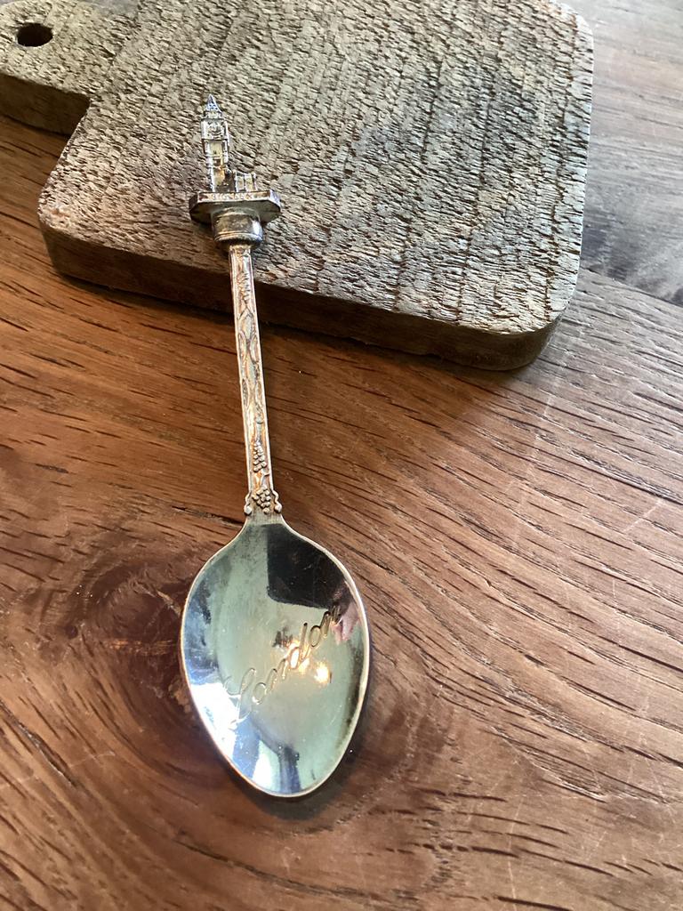 Verzilverd lepeltje Big Ben, Ophalen of Verzenden