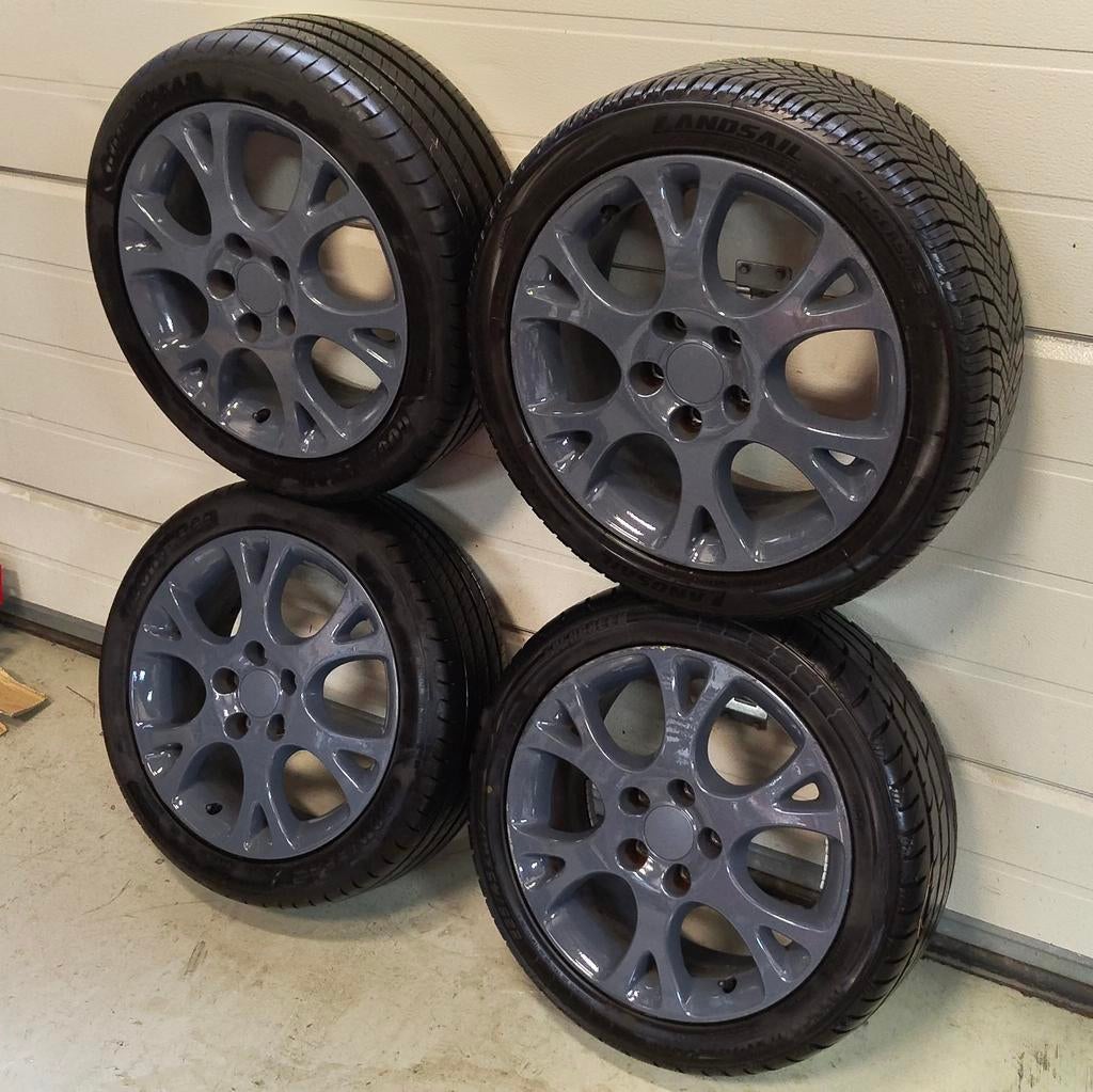 Honda Enkei velgen met nieuwe banden, Ophalen, 17 inch, Band(en), Personenwagen